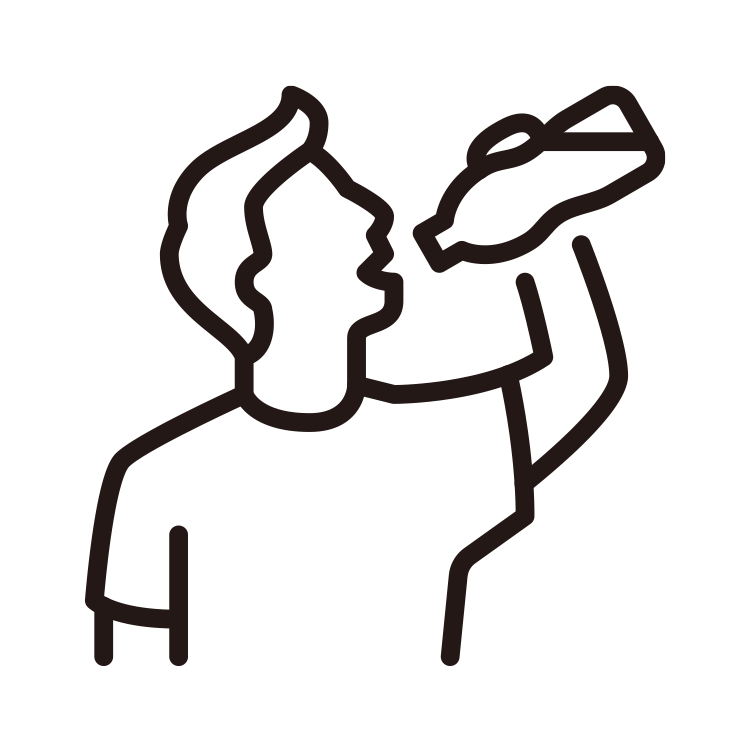 空腹感やのどの渇きがひどくなる